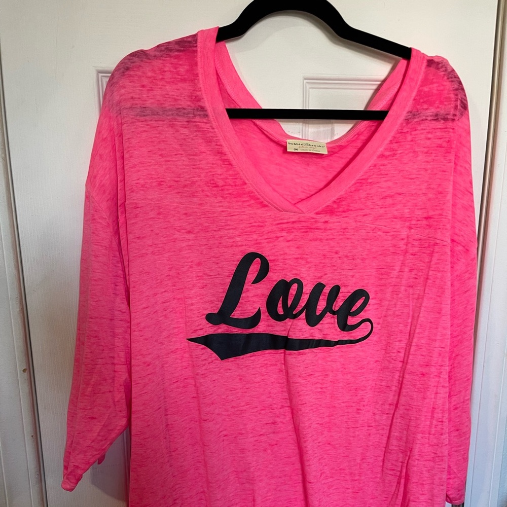 Pink Love Top